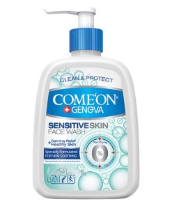 ژل شستشوی صورت کامان سازگار با پوست حساس حاوی عصاره آلوئه ورا و خیار حجم 500 میل Sensitive Skin
