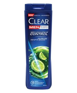 شامپو ضد شوره آقایان مخصوص موهای چرب کلییر مدل Grease Control حجم 400 میلی‌لیتر