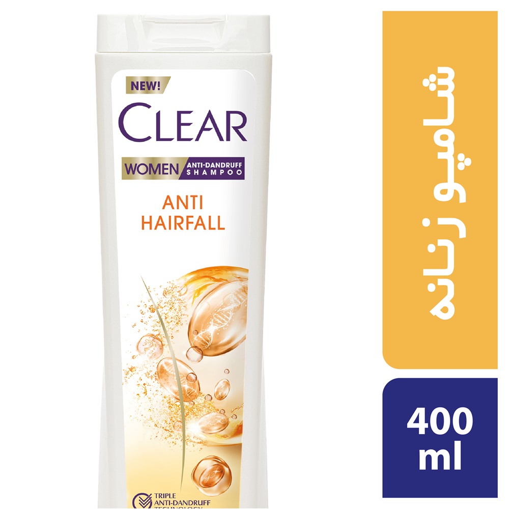 شامپو ضد ریزش مو کلییر مدل Anti-Dandruff حجم 400 میلی لیتر