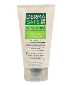خرید ژل شوینده صورت درماسیف Acne Derm مدل Deep Facial حجم ۱۵۰ میلی‌لیتر