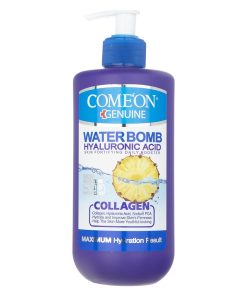 کرم آبرسان صورت و بدن کامان مدل واتربمب COLLAGEN مخصوص انواع پوست 500 میل
