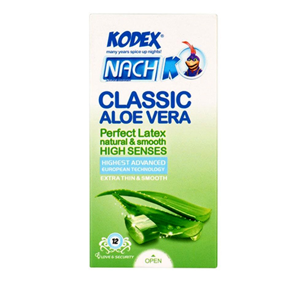 کاندوم کدکس کلاسیک آلوئه ورا CLASSIC ALOEVERA