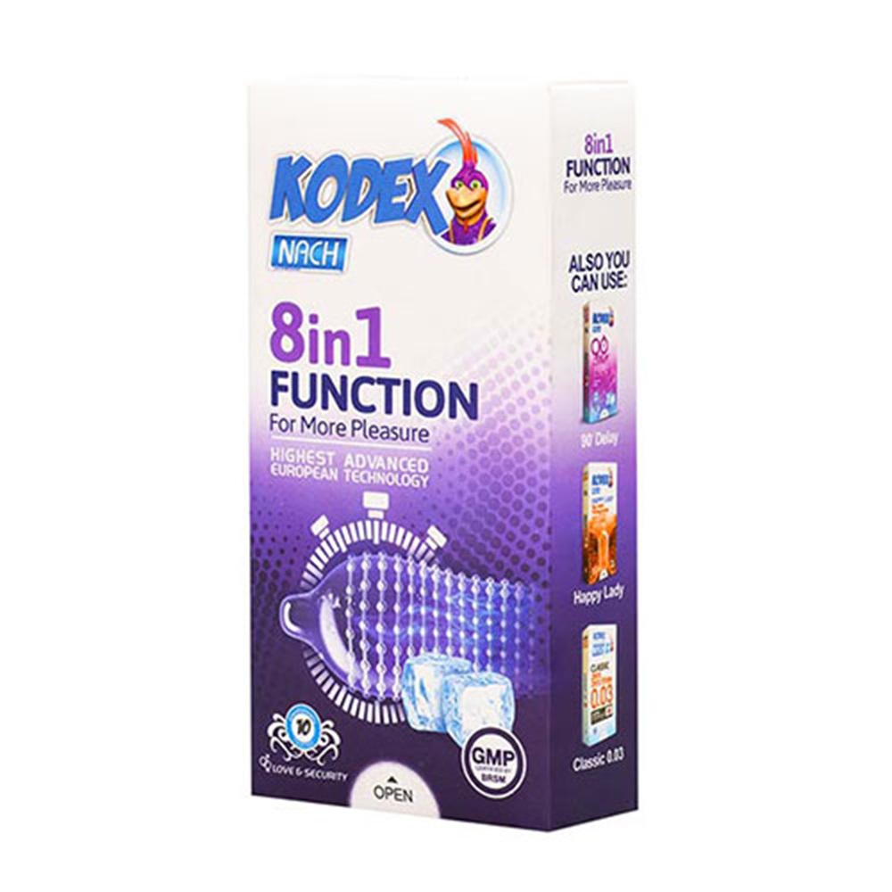 خرید کاندوم کدکس خاردار 8 در 1 فانکشن FUNCTION