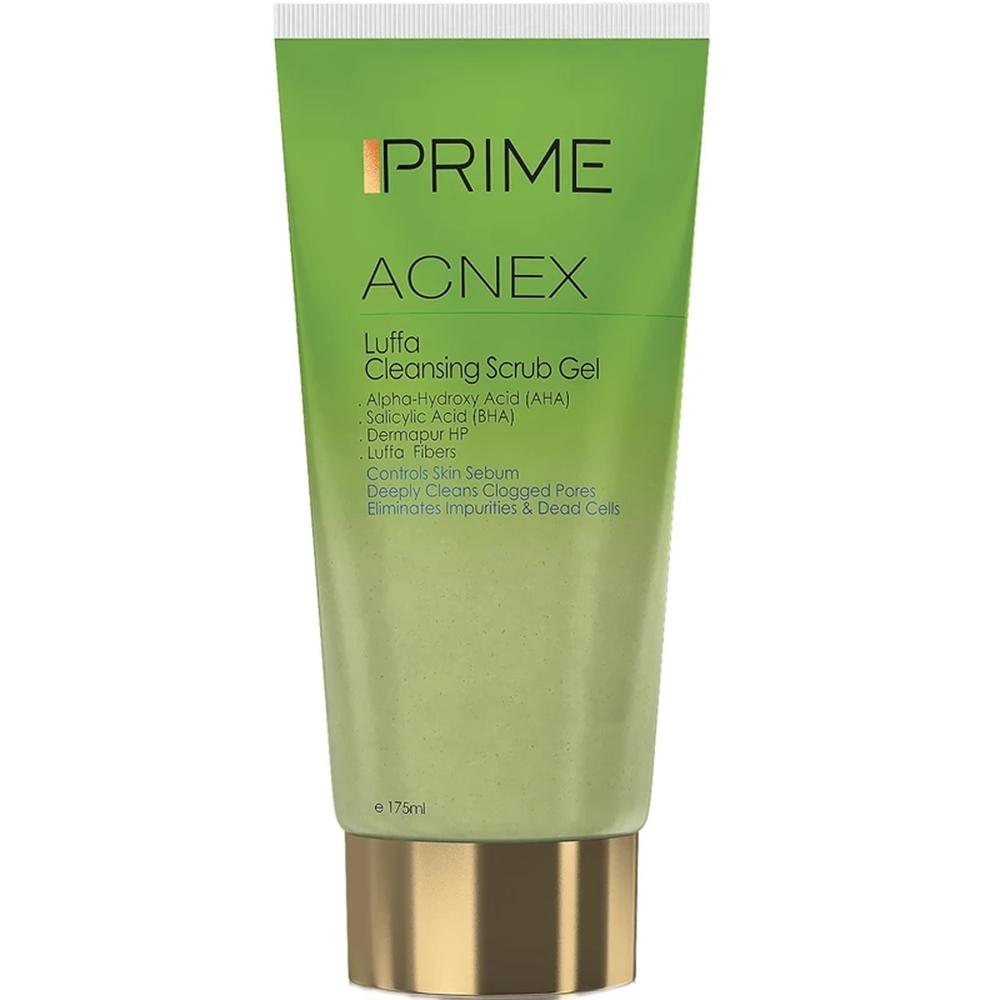 ژل پاککننده اسکراب پرایم مدل Acnex Luffa حجم 175 میل