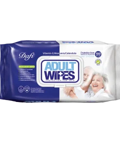 دستمال مرطوب دافی مدل Adult Wipes بسته 100 عددی