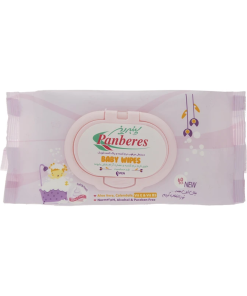 دستمال مرطوب کودک پنبه ریز کد 001 بسته 60 عددی