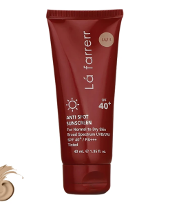 کرم ضدآفتاب و ضدلک رنگی لافارر مدل SPF40-Light