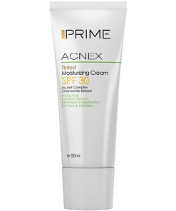 کرم مرطوب کننده رنگی پرایم مدل Acnex SPF 30 حجم 50 میل