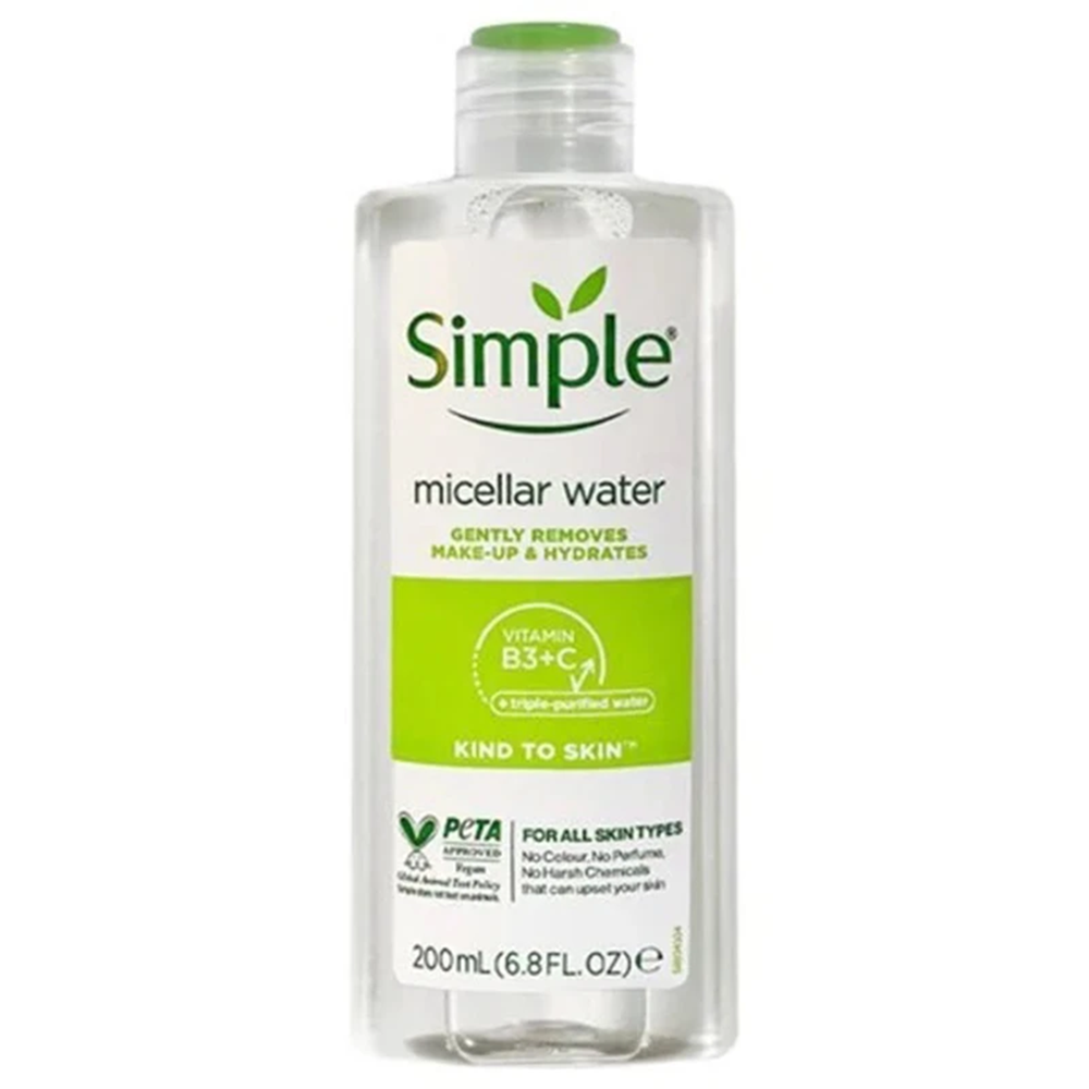 میسلار واتر سیمپل مدل Vitamin B3 C حجم 200 میلی لیتر