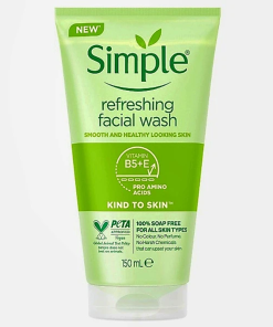 ژل شست‌وشوی صورت سیمپل مدل kind to skin حجم 150 میل
